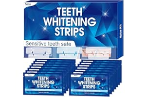 VINMALL Tiras Blanqueadoras Dientes Blanqueamiento Dental - 14 Sesiones Blanqueamiento 28 Teeth Whitening Strips Blanqueadores Dentales Seguro para dientes para el café vino, tabaco y otras manchas