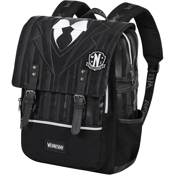 Syijupo Mercredi Addams Sac à Dos pour Enfant Mercredi Addams Backpack Syijupo Mercredi Addams Sac à Dos pour Enfant Mercredi Addams Backpack