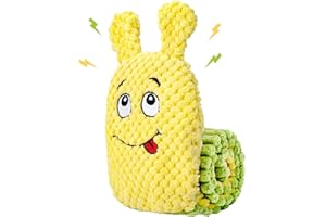 SHOKAN Dog Toy Snuffle, Squeak Dog Toys for Small Medium Large Dogs, No Stuffing Dog Toy with Treat Dispensing Pocket, Interactive Dog Toys for Boredom, Birthday Toy for Dogs