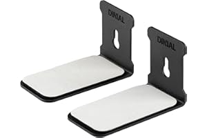DINIAL Universal Sound Bar Mounts Wall Mount Kit Soundbar Mounting Bracket for Soundbar Wall Mount Brackets with Hardware Kit