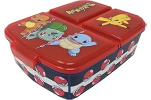 Theonoi Boîte à déjeuner pour enfant/boîte à sandwich au choix pour les enfants (Pokémon)
