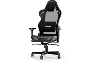 DXRacer (l'originale Air R1S Sedia Gaming, Mesh, Nero-Nero, Fino a 200 cm