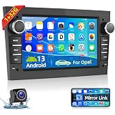 Autoradio 2 DIN Con Schermo 7" Per Opel – Wireless CarPlay/Android Auto, Bluetooth, GPS, Telecamera Posteriore