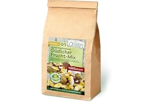 Original-Leckerlies: Südlicher Frucht-Mix Barf 400g, Premium Qualität*** Reiner Fruchtmix aus südlichen Ländern, Futterergänzung für Hunde, Hundeflocken, Hundefutter, Barfen