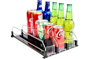 BingoHive Automatyczny Puszek Organizer do Lodówki Organizery do Lodówki Podajnik Puszek do Lodówki Organizator Puszek do Lodówki mieści 15 Puszek Piwa Soda Napój Bezalkoholowy 330ML 440ML 500ML