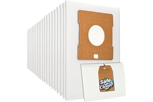 ‎SAFE 'N CLEAN 20 Staubsaugerbeutel kompatibel mit AmazonBasics Staubsauger 3l komp., Amazon Basics W11, Swirl Y101, Menalux 4000, VCB43B1-70EU4