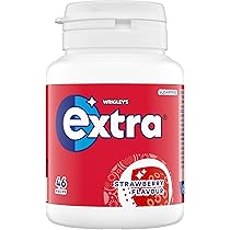 Extra White Chewing Gum, Sugar Free Bubblemint, Pack Of 30 & White