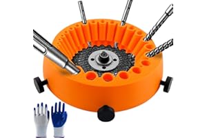BEINUP Universal Bohrerschleifgerät Set Mit Handschuhe Bohrerschärfgerät Bohrer Schleifen Vorrichtung 2 Bis 13 mm Bohrer Zum Schleifen 125 mm Für Heimwerker & Profis