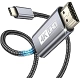 TEFLOTY Cavo da USB C a HDMI, 2M Adattatore da USB C a HDMI 4K (Thunderbolt 4/3 Compatibile), Compatibile con iPhone 15 Pro,M
