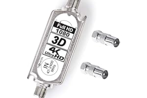 TronicXL Profesjonalny wzmacniacz liniowy 20 dB DVBS2 DVB-S2 satelitarny wzmacniacz liniowy Inline szerokopasmowy SAT PreAmp