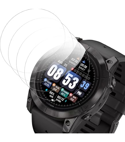 Brotect Pellicola Vetro Ibrido Per Suunto 9 – 6 Pezzi, Durezza 9H