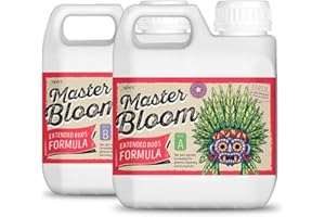 Xpert Nutrients Master Bloom A+B (1L) - Fertilizante de floración básico para la Fase de floración de Las Plantas, Nutrición de floración Universal, Estimulador de floración Interior y Exterior