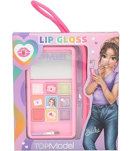 Miroir De Maquillage LED En Forme De Cœur TOPModel - Lumière Rose, Support Bijoux Intégré - Piles Incluses