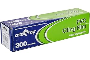 Homey Mart Película adhesiva multiusos para alimentos, 30 cm x 300 m