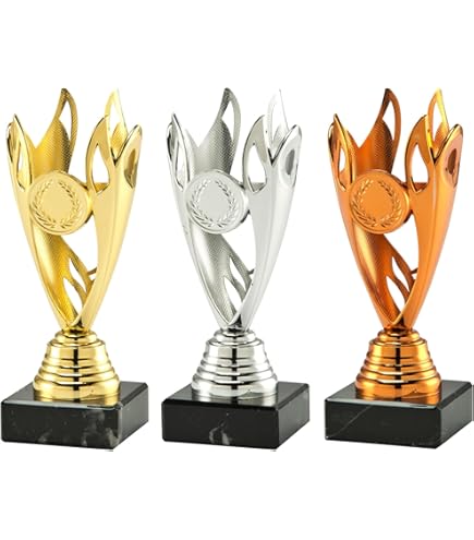 Coppe Premiazione Oro, Argento, Bronzo Con Targhetta Personalizzata - Foto 2