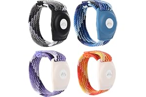 PEUTIER 4st Hållare för Princess Cruise Medallion, Justerbar Flätad Armband Armband för Princess Medaljonghållare Tillbehör B