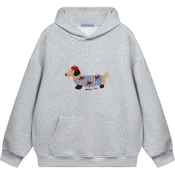 Generisch Baggy joggingbroek voor dames en heren, teckel grafisch sweatpants, katoen, trekkoord, vrijetijdsbroek, meisjes, Y2K, streetwear, sportbroek met zakken, 1-geel, XL
