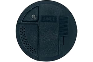 HALOTEC Interruptor Regulador de luz de suelo | Regulador lampara pie | 4-100W | Dimmer lámparas de pie | Atenuador de Intensidad Luces LED | Regulador intensidad luz | Fabricado en Italia | Negro