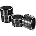 Sumind 11 Pieces Bike Carbon Fiber Headset Spacer Bicycle 1-1/8 Inch 20 15 10 5 3 2 1 mm, 7 Size