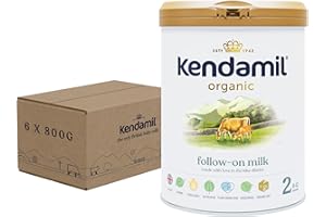 (6x800g) Kendamil Organic Follow On Milk, Stage 2 – British Made, Organic Whole Milk Formula – with HMOs, No Palm Oil, No Fish Oil, No SOYA, No GMOs