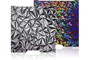 WEFUIT JUUPINE for Bambu Lab H2D Build Plate 355x346MM Flexible Spring Steel Heated Bed Platform for Bambu Lab H2D Combo/H2D Laser Full Combo/AM2 Pro (PEO+Flake)