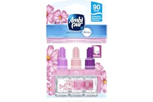 Febreze 3 Volution Air Freshener Plug In Refill 20 ML Blossom and Breeze, 3 Alternating Scents To Clean Away Odours 6 x 20 ml