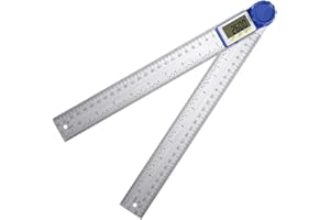 TEKCOPLUS 360 Gradi 600mm 60cm Digitale Angolo Righello Angolo Calibro Finder Meter