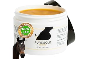 Pure Sole Hoof Wax | Hoof Crack Filler - Hoof Putty Wax that Helps Heal and Protect Your Horse's Hooves - Perfect for Horse Hoof Wall Separation, Cracks, Crevices and White Line, 7 oz.