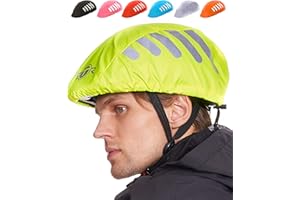 ‎BTR BTR Regenschutz für Fahrradhelm, winddichter Regenüberzug, atmungsaktiver und wasserfester Helmüberzug