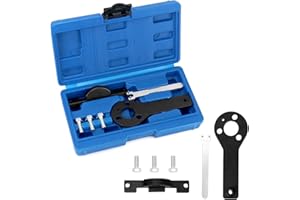 QWORK® Kit Attrezzo Messa in Fase, Strumento di Regolazione del Motore Dell'auto, Compatibile con Motori Fiat Punto Evo, Panda 1.1, 1.2, 1.4 Litri 8V