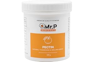 Mr.P Ingredients Pectina 500 g NH en Polvo Termorreversibles Ideal para Mermeladas Compotas de Frutas Confituras Chutney Jaleas de Frutas Vegano Vegetariano Sin Gluten Sin OGM Halal Kosher