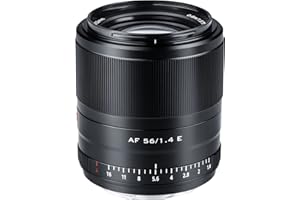 VILTROX Obiettivo 56mm F1.4 E Messa a fuoco automatica APS-C STM Ritratto Obiettivo per fotocamera Sony A5100 A6000 A6100 A6300 A6400 A6500 A6600 NEX-6 A7 A7S A7C A7Ⅱ A7RⅡ