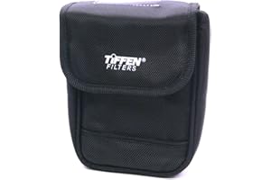 Tiffen 4565BLTPCH6 4X5.65 6 Pocket Filter Pouch with Belt Loop Black