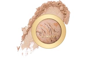 KIMUSE Lighting Glow Baked Foundation, Brighten Color, Color Corrector, Buildable Coverage, Lightweight Powder Foundation, Radiant Natural Finish