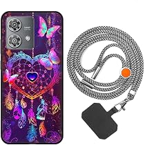 SEAHAI Handyhülle Für Motorola Edge 40 Neo – Bunt, Transparent, Schlank & Stoßfest Mit Farbverlauf (Rosa/Gold)