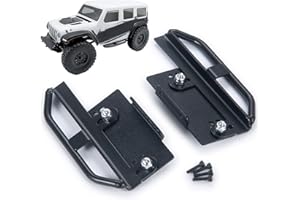 Runup Metal Pedal lateral Rock Sliders 1/24 RC Crawler Accesorios de coche para Axial SCX24 Gladiator Bronco C10 Deadbolt JLU Jeep Wrangler Upgrade Parts