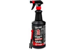 ERRECOM 1000 Miglia BKR 2106 Sgrassante Catena Bici e Moto Biodegradabile, Formula senza Solventi, Flacone con Trigger Spray - 1 Litro