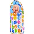 Toddylon Baby Sleeping Bags Baby Carry Nest | 3 in 1 Baby Bed | Baby Wrapper | Holder | Portable Bassinet | Carrier Nest | Newborn Baby Boys Girls | Wearable Blankets | Cotton (0-6 Months) Blue