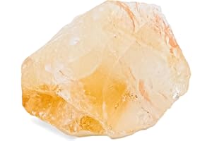 Mineral Est | Pierre Citrine brute qualité A | Taille : 3 cm | Favorise l’estime de soi | Lithothérapie et chakras