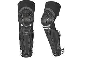 O'NEAL Park Fr Carbon Look Ginocchiere, Protezione Bicicletta Unisex