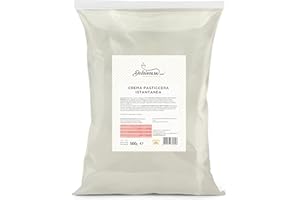 DOLCINCASA.COM Dolcincasa-Crema Pasticcera Istantanea Italiana Professionale di alta qualità 500g