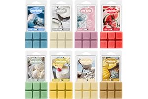 SoulOrigin Sommer duftende Wachs Schmelzen, duftende Soja Wachs Würfel Geschenk-Set für Wachs wärmer-Meeresbrise, Kokosnuss, Pina Colada, rosa Strand, Ananas, Wassermelone, 8x2.5oz