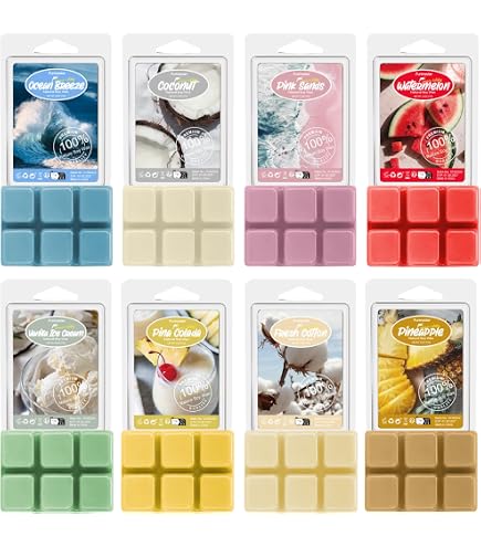 Duftmelt The Scenty – 5er Set Duftwachs Für Die Aromalampe, Vegan & Aus Bio-Raps