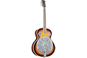 Red Hill Resonator Gitarre, Sunburst, Spider-Cone-Resonator, Laminierte Fichtendecke, Sapele Boden und Zargen, Mahagoni Hals, Walnuss Griffbrett, Aktives Tonabnehmersystem