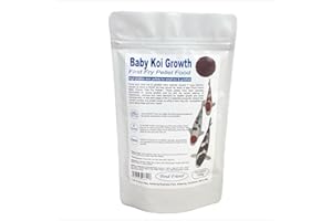Pond Friend Baby Koi Growth Food 2mm Mini Fry Pellet For Carp & Goldfish 50% High Protein 150g