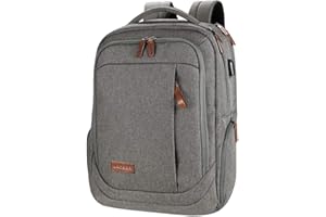 KROSER Sac à Dos pour Ordinateur Portable jusqu'à 15,6" Imperméable Sac à Dos de Voyage Scolaire Sac à Dos Loisirs pour Affaires/Université/Femmes/Hommes Laptop Backpack