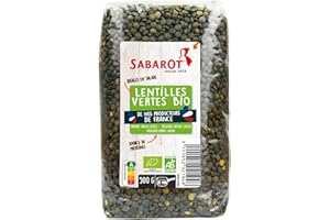 Sabarot - Lentilles vertes biologiques - Sachet 500g