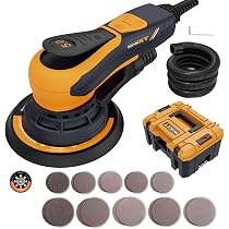 Smerigliatrice Orbitale MAXXT 150 Mm Brushless – 6 Velocità, Freno Elettronico, Corsa 5 Mm, Include 10 Abrasivi E Cavo 5 M