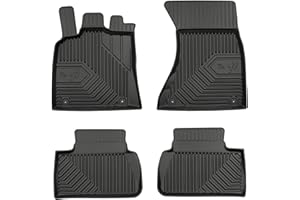 M MOTOS Alfombrillas de Goma para Porsche Macan Desde 2013 Mejore la Comodidad de Sus Viajes con la Alfombra Antideslizante Car No.77- Alfombrillas de Coche para Varias Estaciones