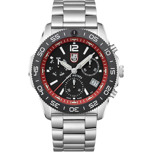 Luminox Orologio Subacqueo Uomo Al Quarzo Svizzero – XS.3143, Cinturino In Gomma Blu, Cassa 44 Mm, 200m